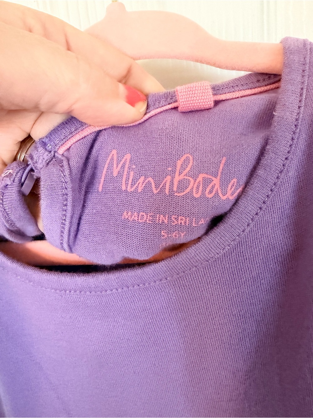 MB Purple Fairy Animal Appliqué Kids Dress - Picture 2 of 3